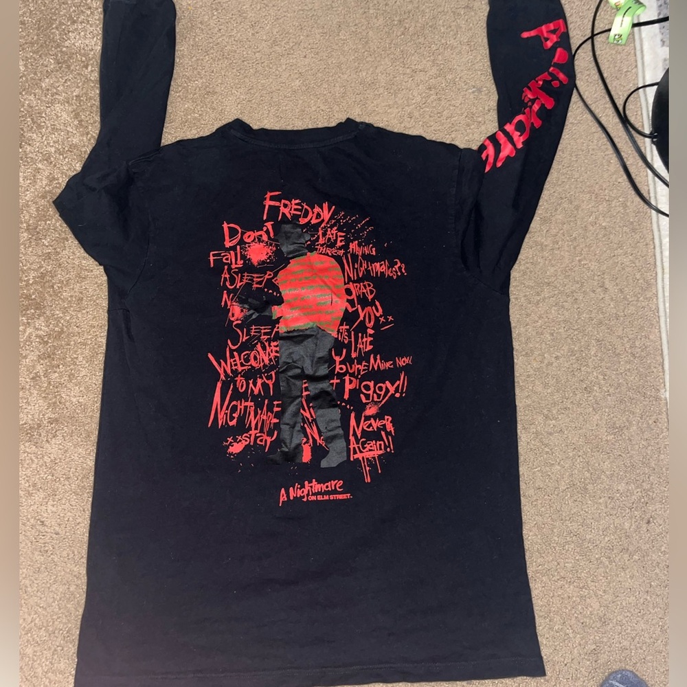 Sick Freddy Kruger long shirt